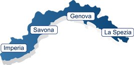 cartina liguria